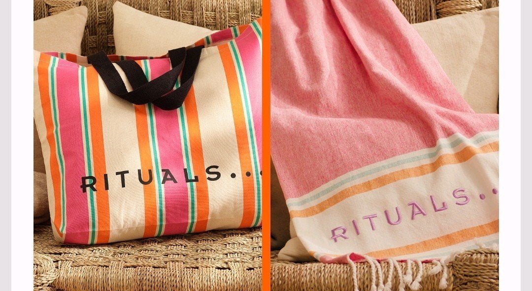 Ruilen: Rituals Beach towel voor een Rituals tas, Overige typen, Meerkleurig, Nieuw, Rituals