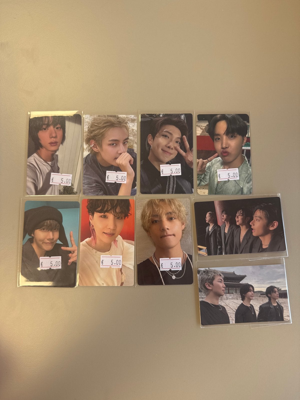 BTS Photocard Set - Los of als complete set te koop, Ophalen of Verzenden, Zo goed als nieuw