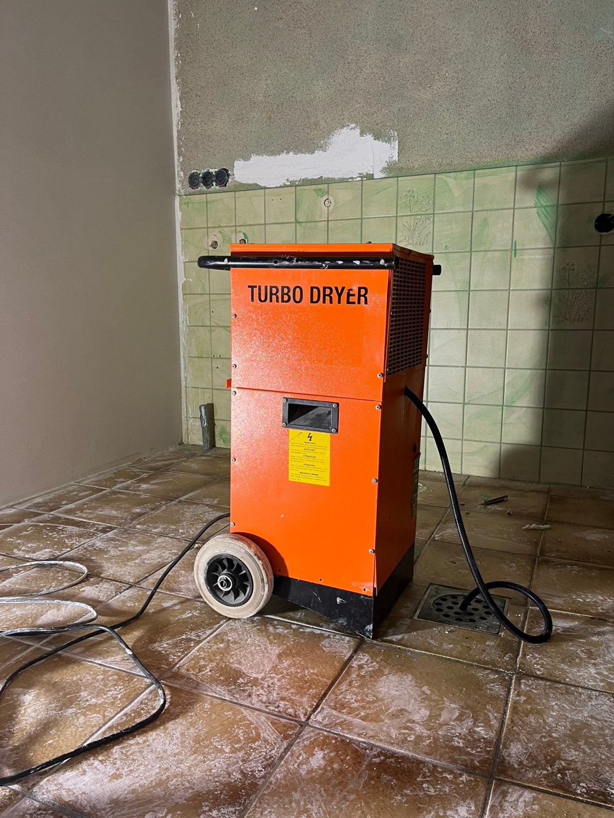 Bouwdroger te huur 45,- per week, Ophalen, Zo goed als nieuw, Afzuiger