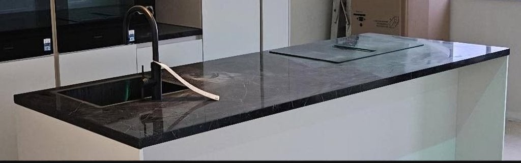 Werkblad 264x100cm marmerlook, Ophalen, 75 cm of meer, Nieuw, 200 cm of meer