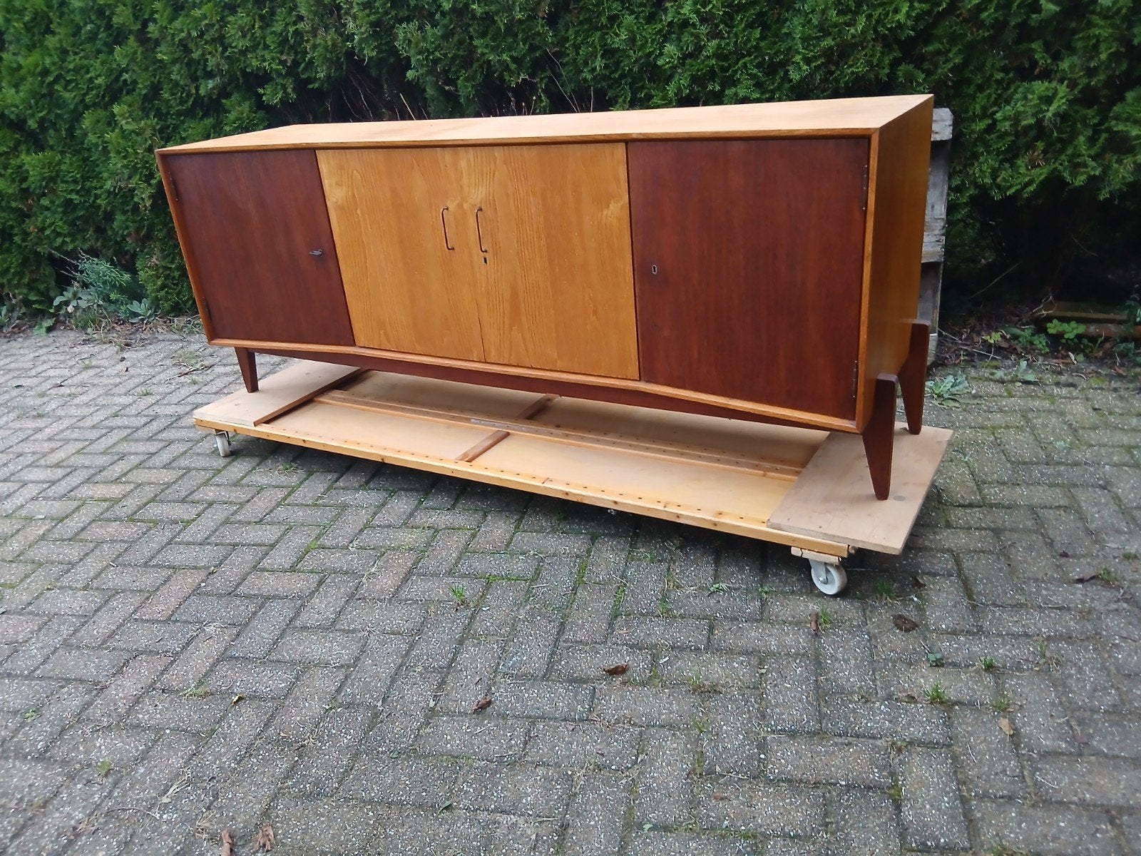 retro mid century lowboard dressoir, Ophalen