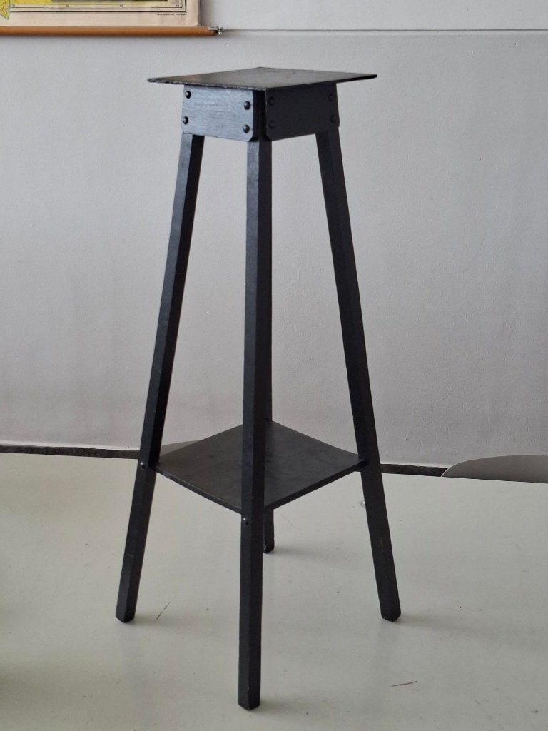 art deco plantentafel hoge bijzettafel brocante vintage, Antiek en Kunst, Antiek | Meubels | Tafels, Ophalen of Verzenden