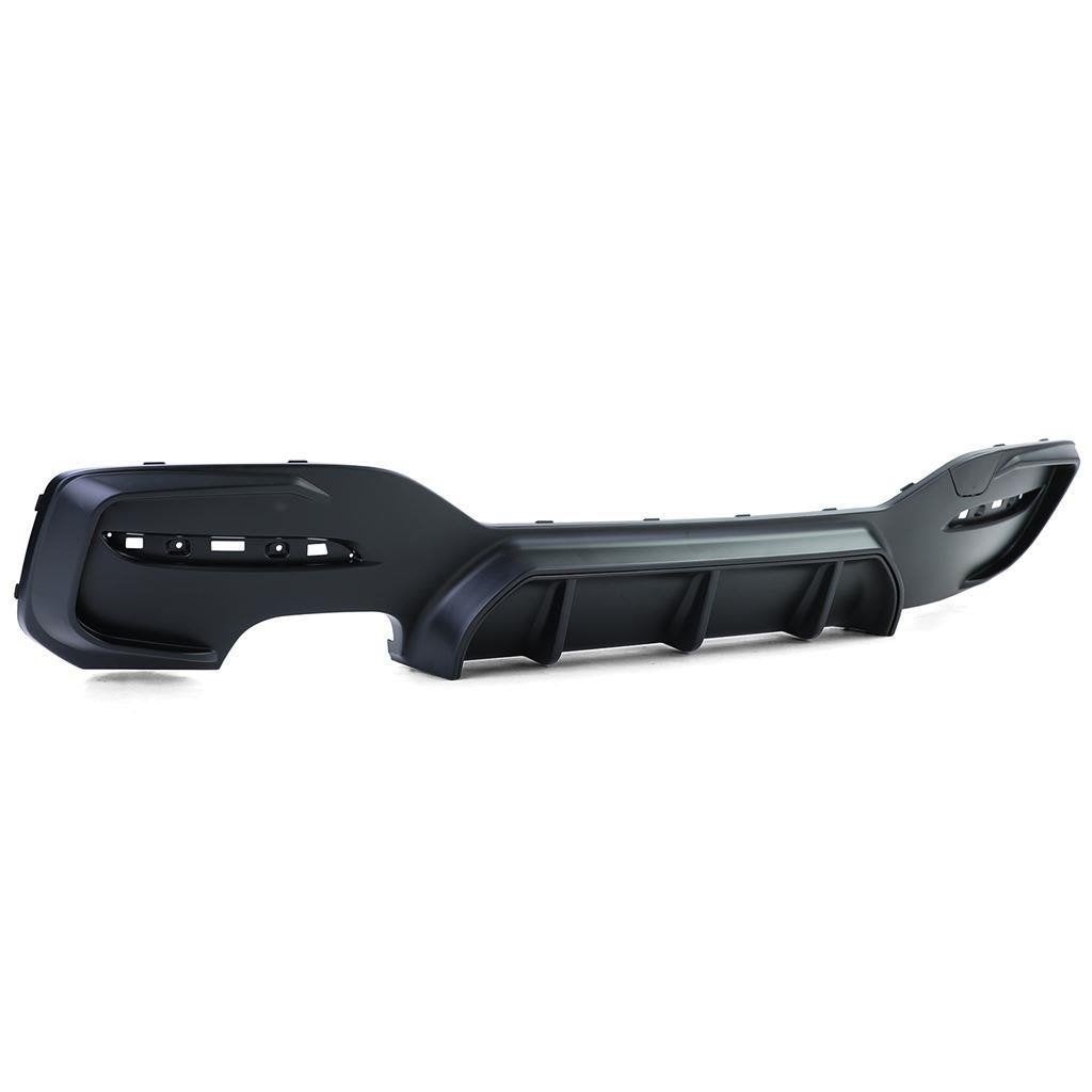 Diffuser Mat Zwart Dubbele Uitlaat Links Voor Bmw 1 Serie F2, Verzenden, Automotive Parts, A.parts@hotmail.nl, Trasmolenlaan 12 3447 GZ Woerden