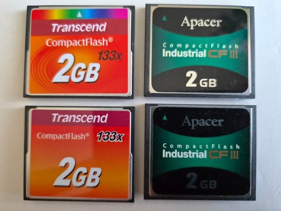 Transcend of Apacer compact flash card, Ophalen of Verzenden