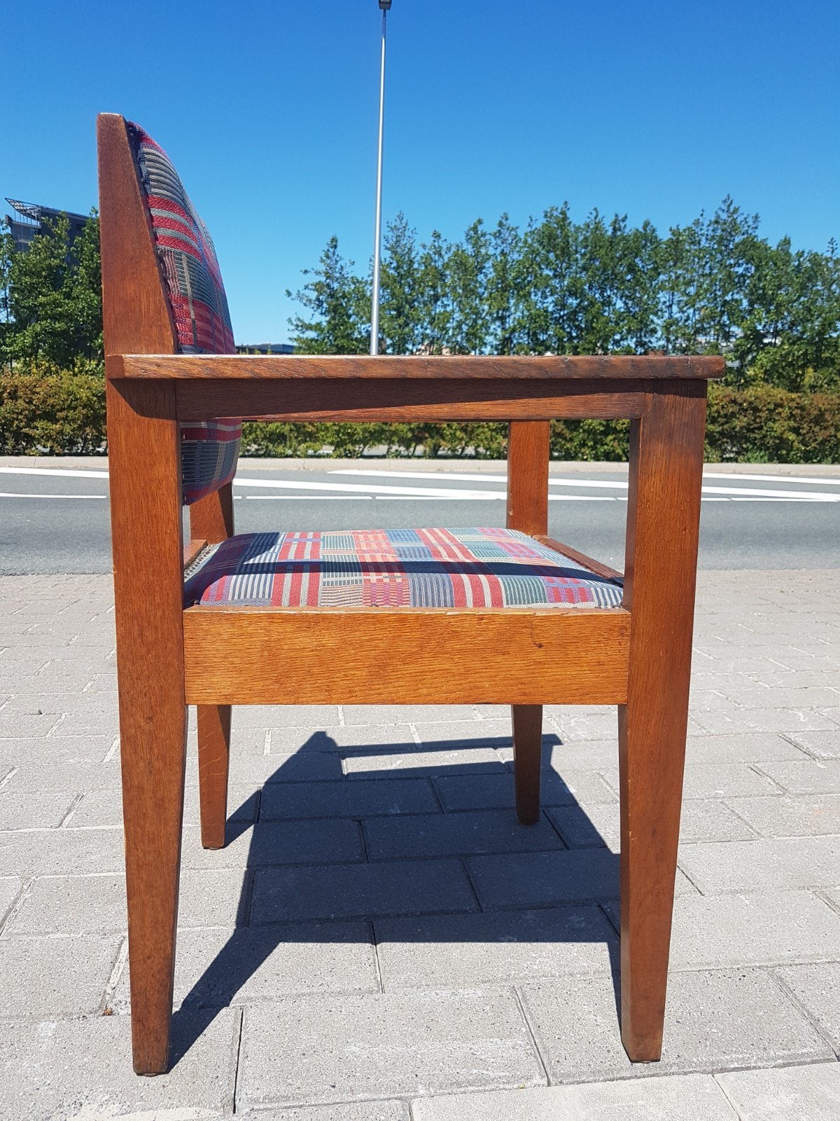 8 eiken armstoelen (Rationalisme / Haagse School) Huizinga, Ophalen of Verzenden