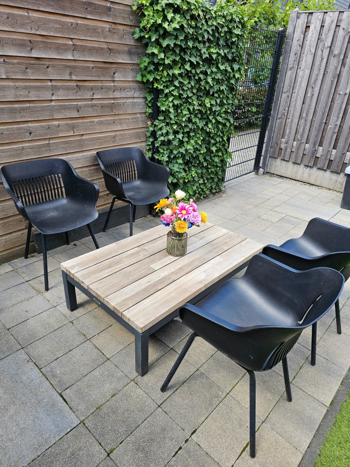 Tuinset lifestyle tafel + 4x hartman stoelen, Ophalen