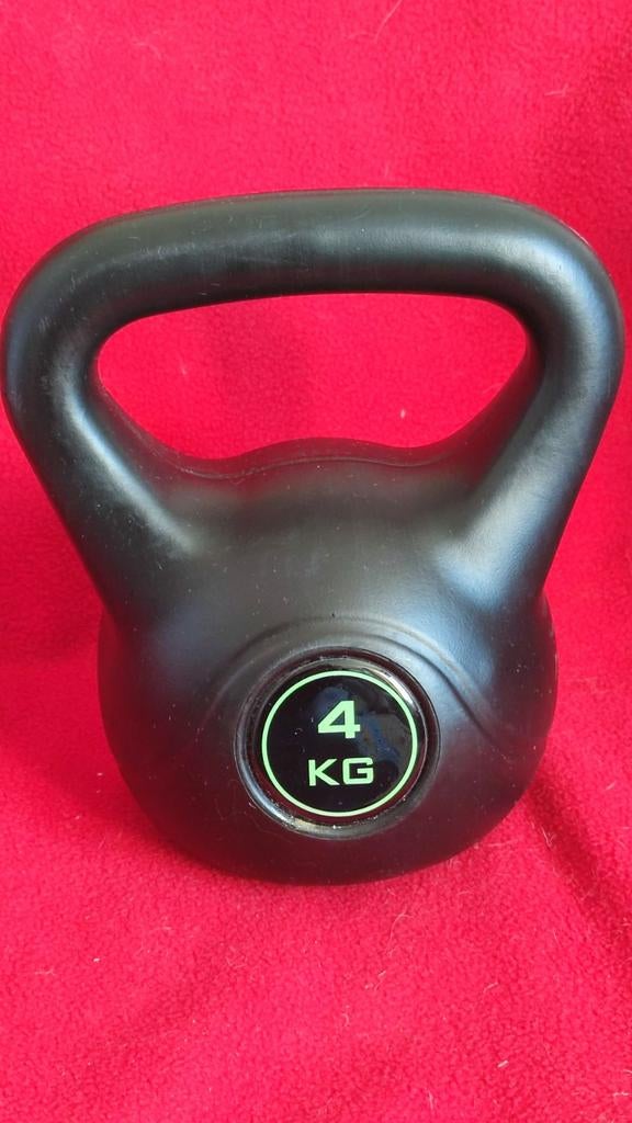 NIEUW Kettlebell 4 KG - Q4Life, Sport en Fitness, Ophalen of Verzenden, Nieuw, Benen, Kettlebell