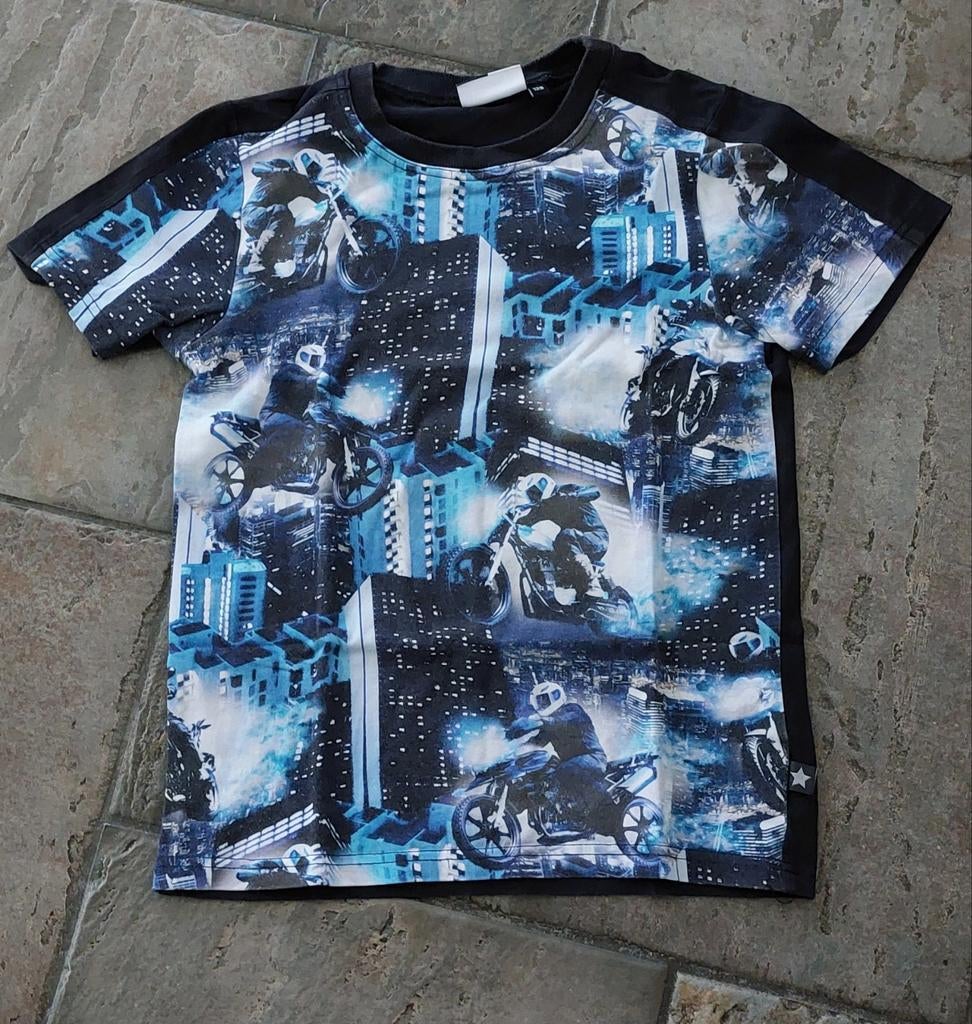 Molo t-shirt maat 128 brommer, Molo, Ophalen of Verzenden, Zo goed als nieuw, Shirt of Longsleeve