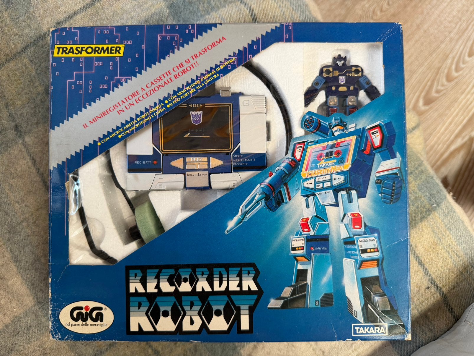 Transformers Gig Diaclone Recorder Robot ‘Soundwave’, Verzamelen, Transformers, Gebruikt, G1, Decepticons, Ophalen of Verzenden