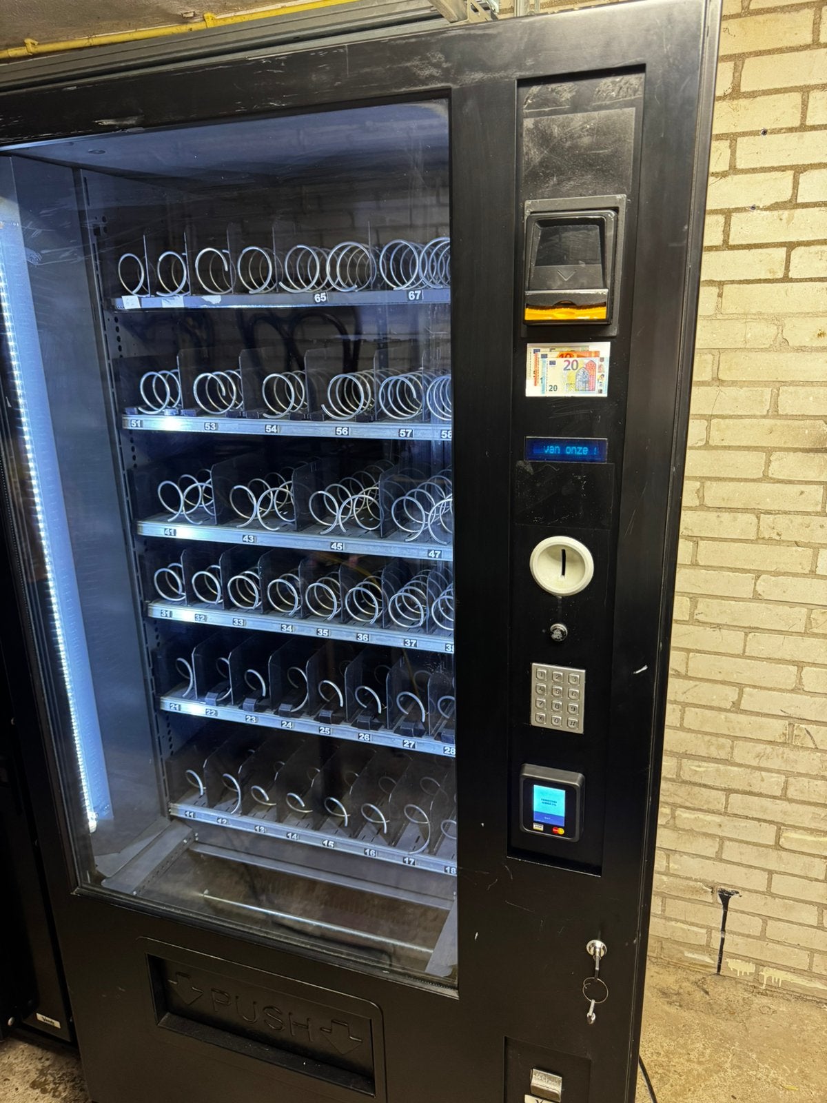 Vendo Combi automaat, gekoeld, contant en pin vendingmachine, Gebruikt, Vendo, Vendo, Ophalen of Verzenden