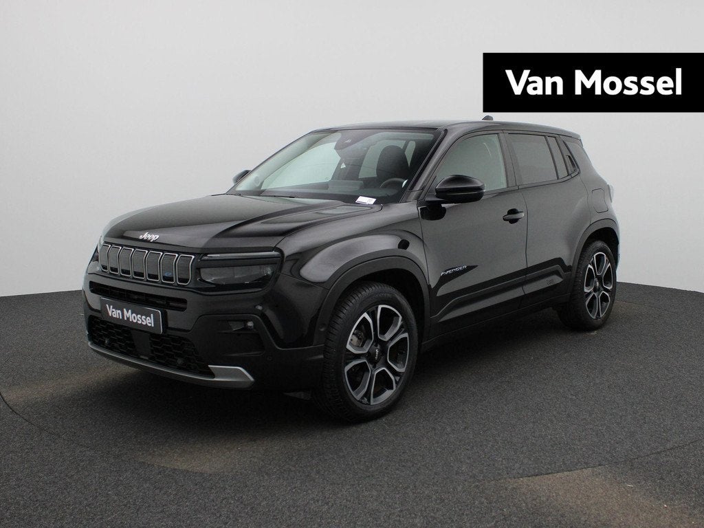 Jeep Avenger 54kWh 1st Edition | 95% SOH | Elektr. Achterkle, Auto's, Jeep, 12 maanden, Stof, Gebruikt, Zwart