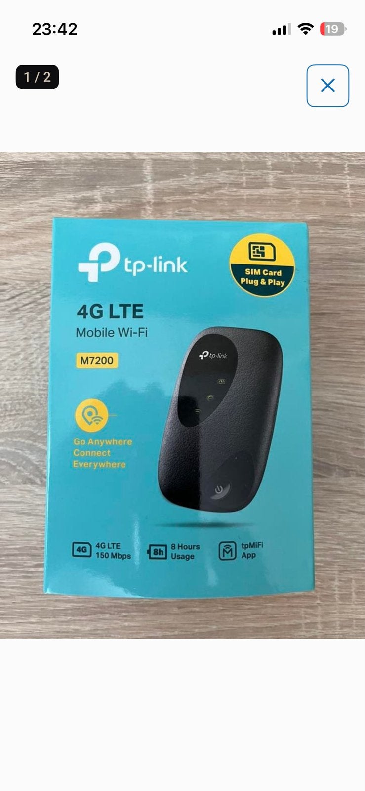 TP-Link M7200 4G LTE Mobiele Wi-Fi Router, Ophalen of Verzenden, Nieuw, Router