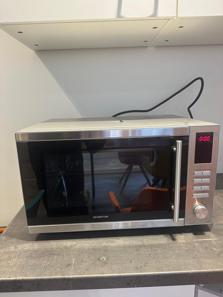 Inventum combi magnetron, Ophalen, Zo goed als nieuw, Vrijstaand, Combimagnetron