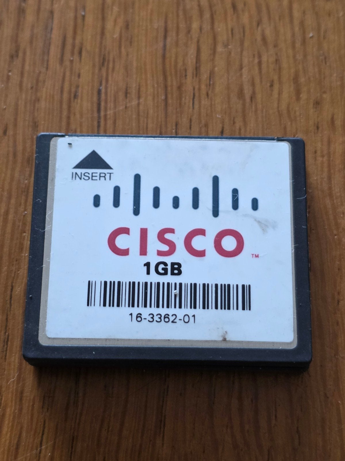 Cisco Compact Flash Kaart 1GB (Model: 16-3362-01), Gebruikt, Cisco, Minder dan 2 GB, Ophalen of Verzenden
