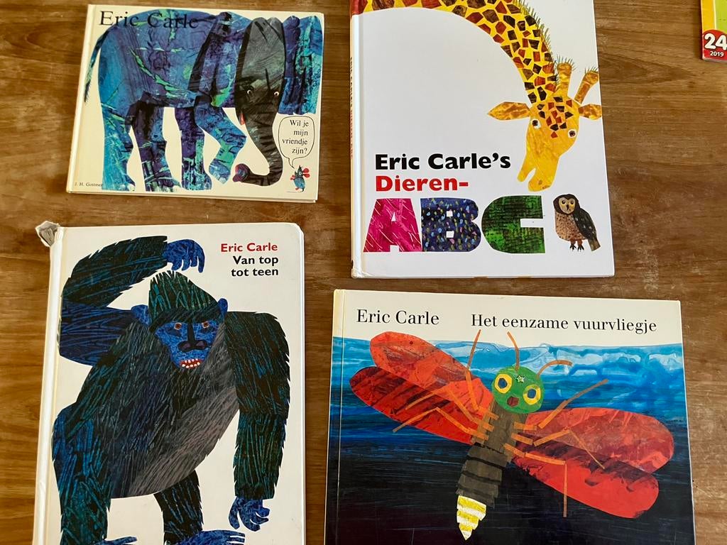 Van top tot teen van Eric Carle met veel dieren, Ophalen of Verzenden, Gelezen
