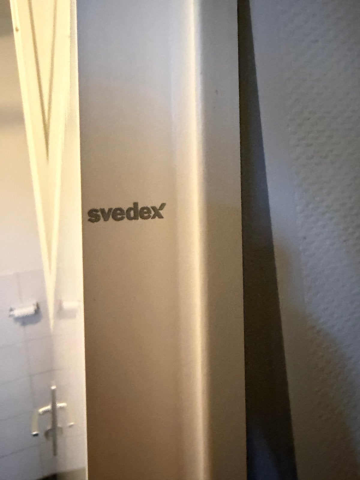 Binnendeur Swedex wit - goede staat met kleine beschadiging, Ophalen, Gebruikt, 80 tot 100 cm, Binnendeur