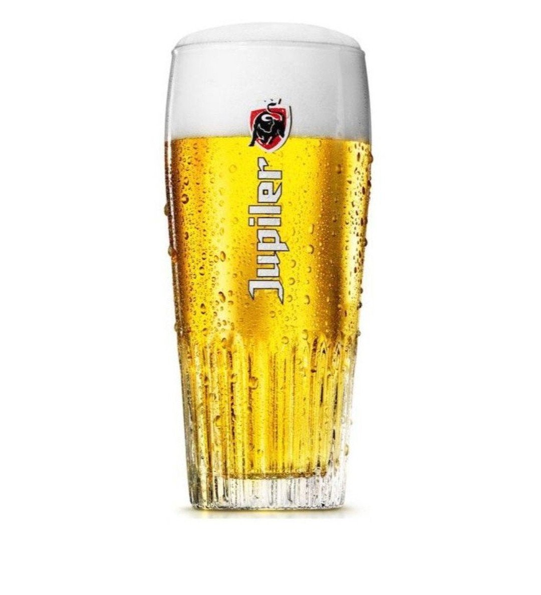 Jupiler bierglas 25 cl, Ophalen of Verzenden, Gebruikt, Glas of Glazen, Jupiler
