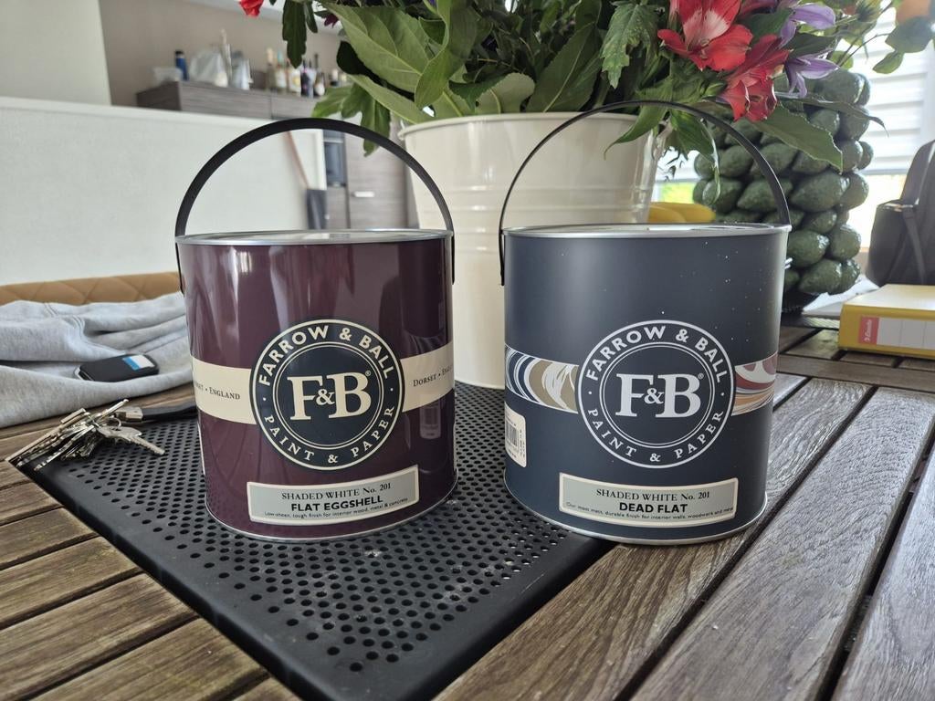 Farrow & Ball shaded white, Ophalen of Verzenden, Nieuw, Wit