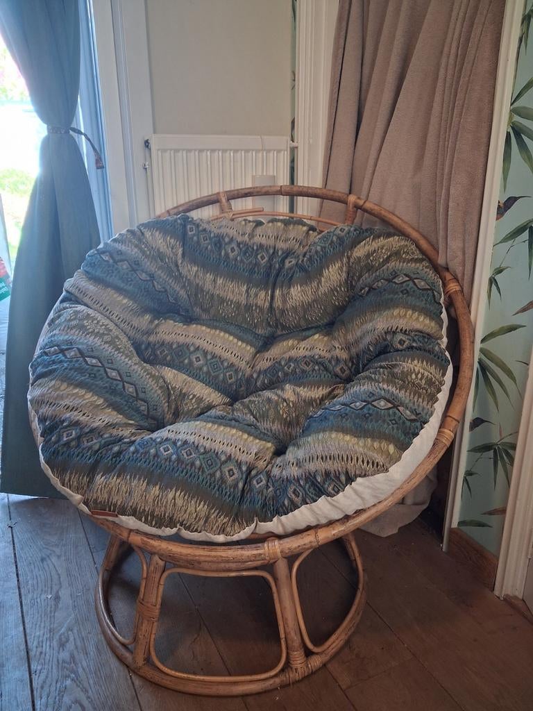 Comfortabel Papasan Kussen - Bohemian Stijl, Huis en Inrichting, Gebruikt, 100 tot 125 cm, Bohemian, Ophalen of Verzenden