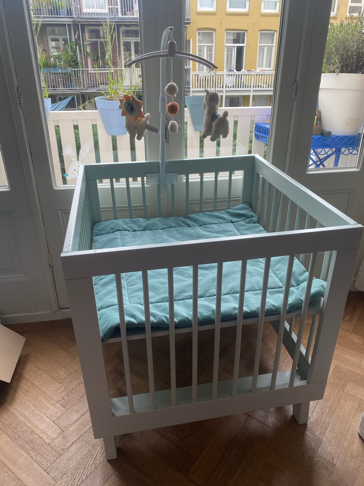 Lichtgroene Baby Box merk Coming, Ophalen, Gebruikt, Overige typen