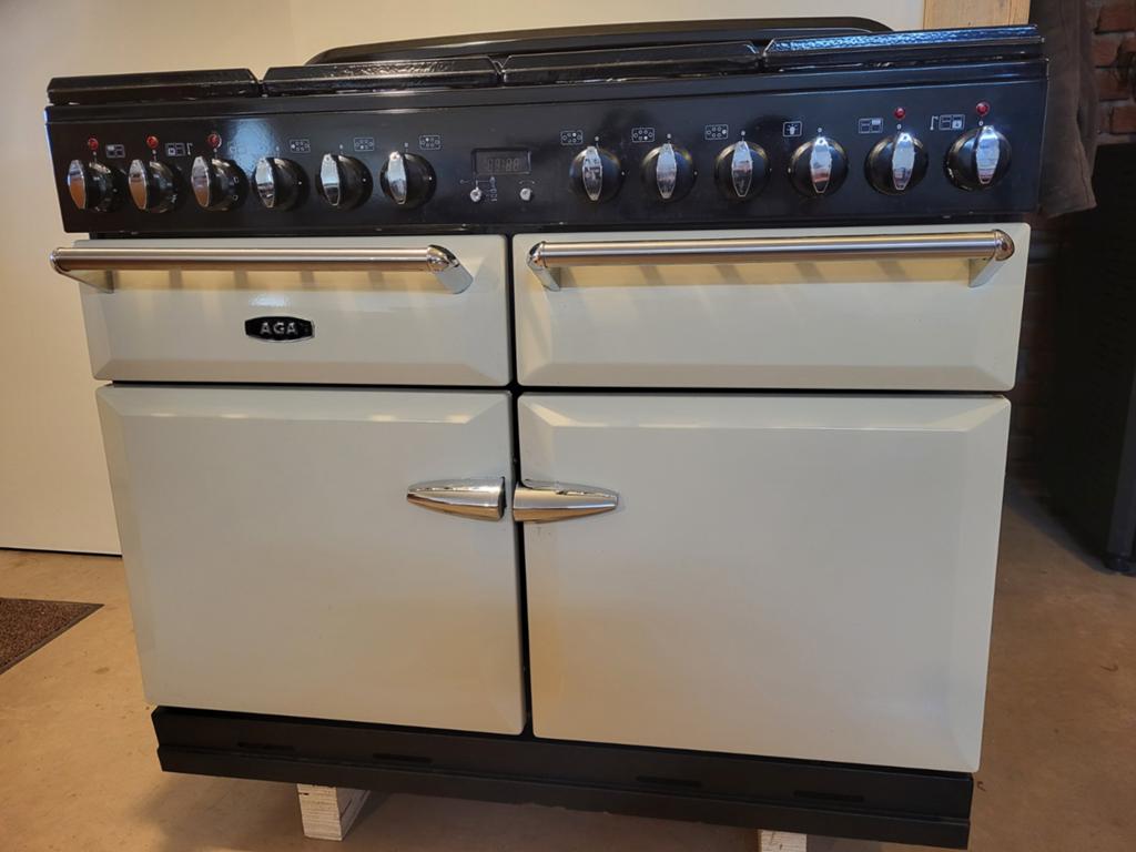 Aga masterchef 110, Witgoed en Apparatuur, Fornuizen, 60 cm of meer, Ophalen of Verzenden, Gas, Vrijstaand