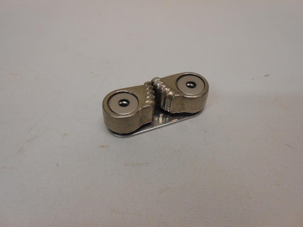 Schootklem, 8 - 10 mm, brons verchroomd, voor zeilboten, Ophalen of Verzenden, Nieuw, Overige typen