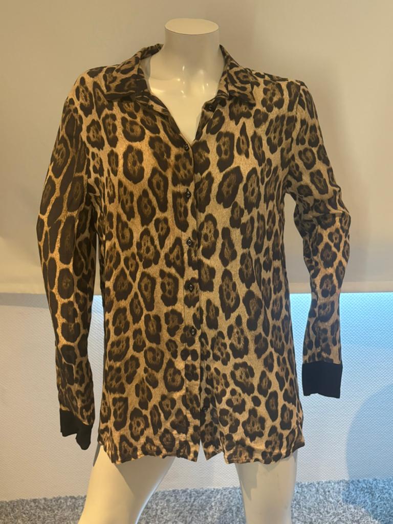 Twinset blouse maat it 44  nl 40, Maat 38/40 (M), Twinset, Bruin, Ophalen of Verzenden