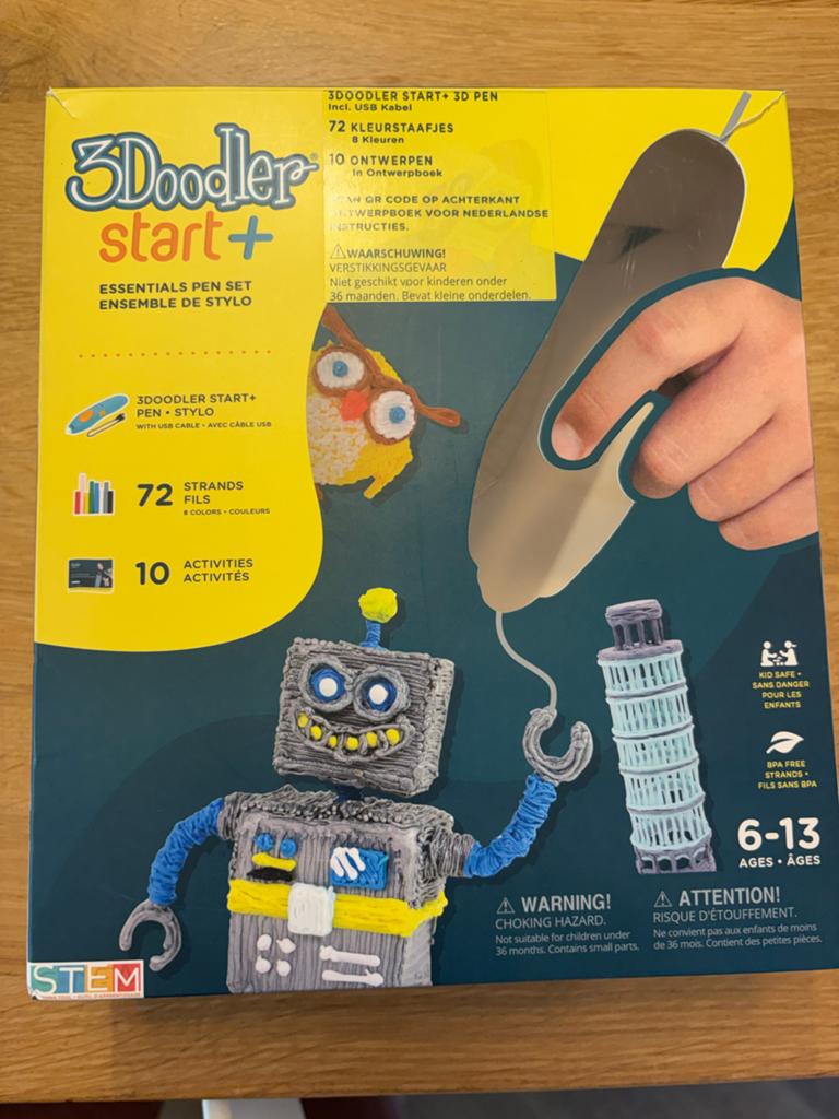3Doodler Start+ 3D Pen Essentials Pen Set, Ophalen, Nieuw, Filament