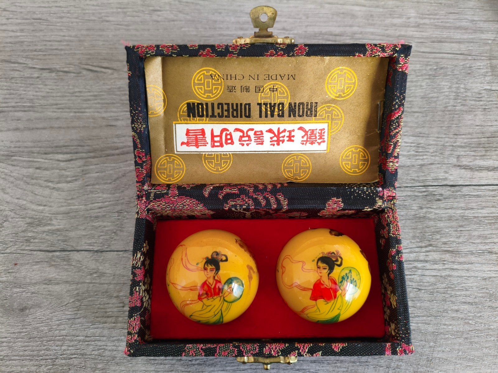 Chinese Baoding ballen, Ophalen of Verzenden, Zo goed als nieuw