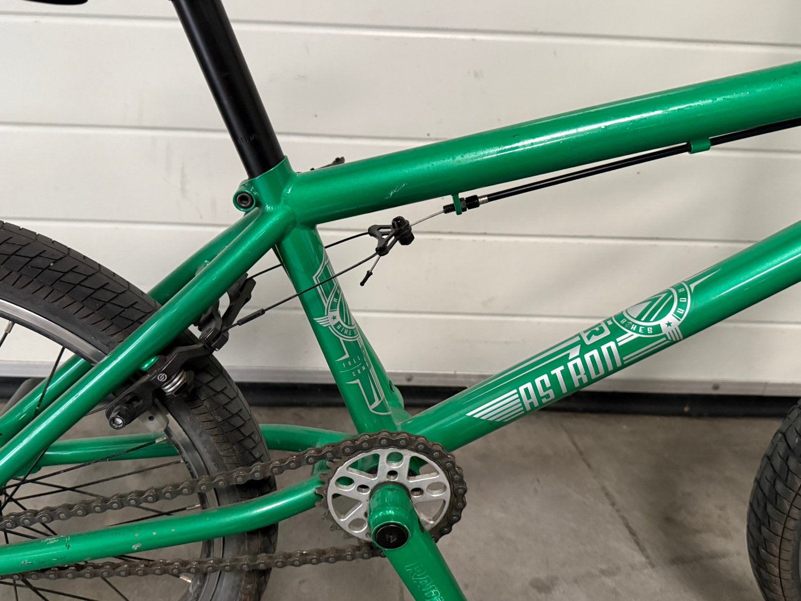 Astron BMX stuntfiets groen, Fietsen en Brommers, Ophalen, Staal, Velgrem, Stuur 360° draaibaar