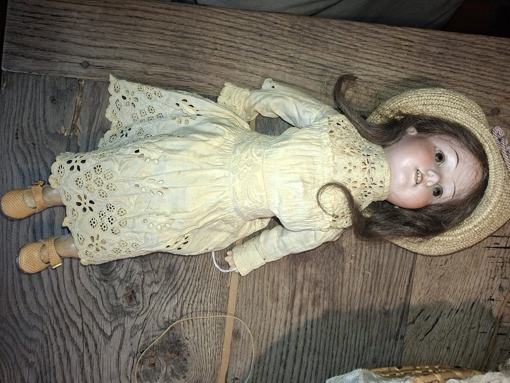 oude porseleinen pop, begin 1900, Ophalen of Verzenden