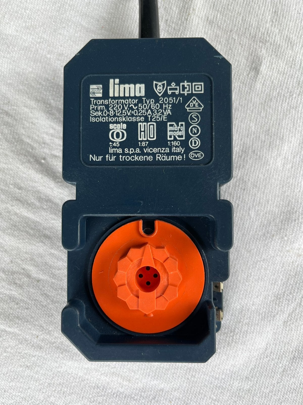 Lima 12,5V Trafo type 2051, Transformator of Voeding, Gebruikt, Gelijkstroom, Ophalen of Verzenden