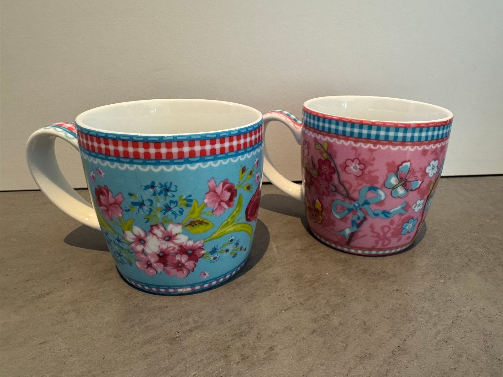 Pip Studio Royal Raja mokken - set van 2, Pip Studio, Zo goed als nieuw, Porselein, Mok