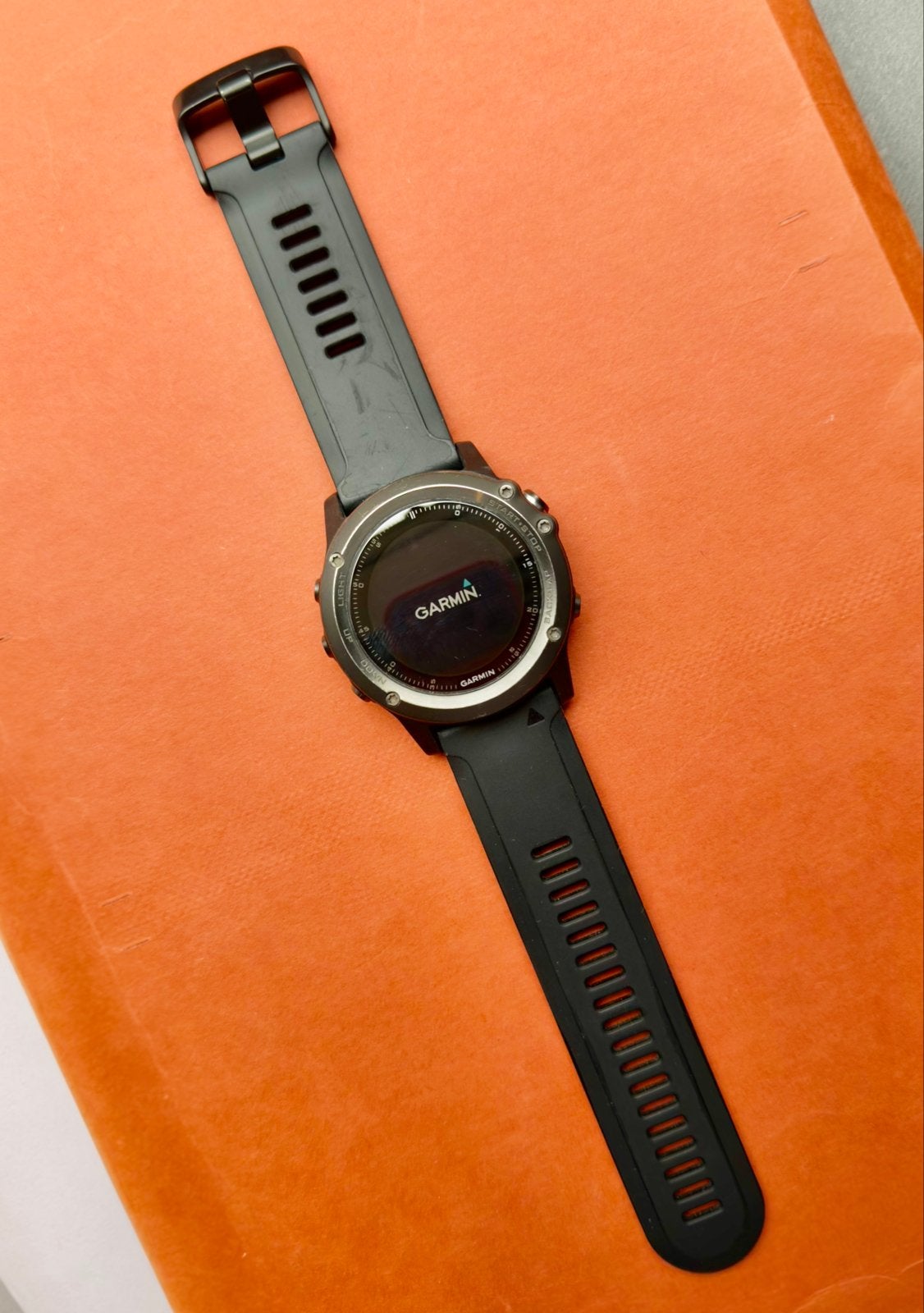 Garmin Fenix 3 HD Sapphire Edition GPS Smartwatch, Gebruikt, Zwart, Hoogte, Ophalen of Verzenden