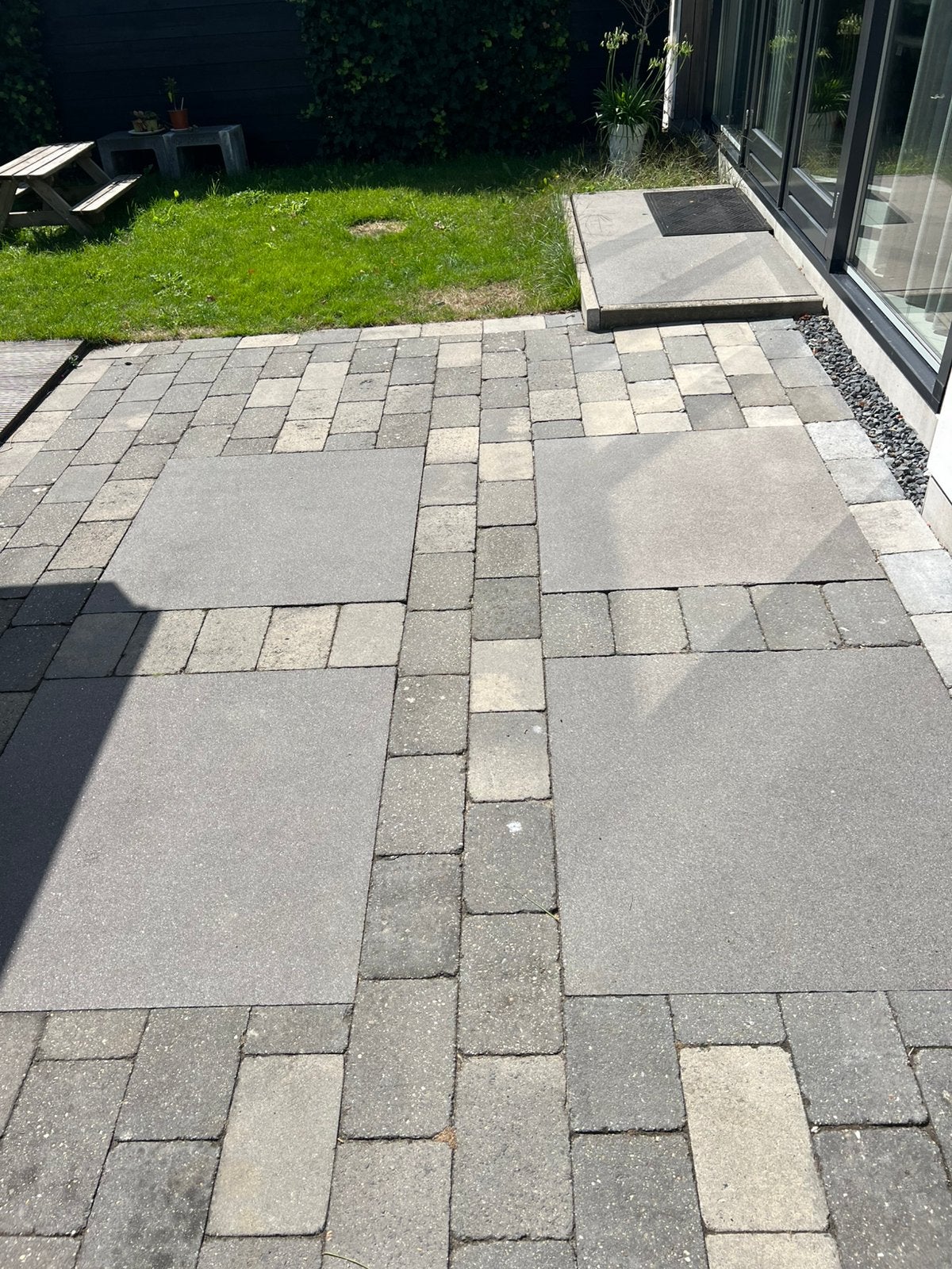 17m2 trommelsteen - gratis af te halen voor 12/9, Tuin en Terras, Ophalen, Gebruikt, 10 m² of meer, Beton