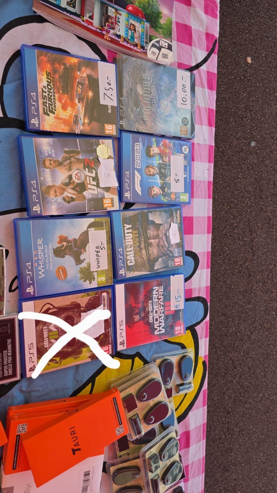 Games: Fast & Furious, UFC, Whisper, F1 2021, Call of Dut, Ophalen, Gebruikt, Overige genres, 1 speler