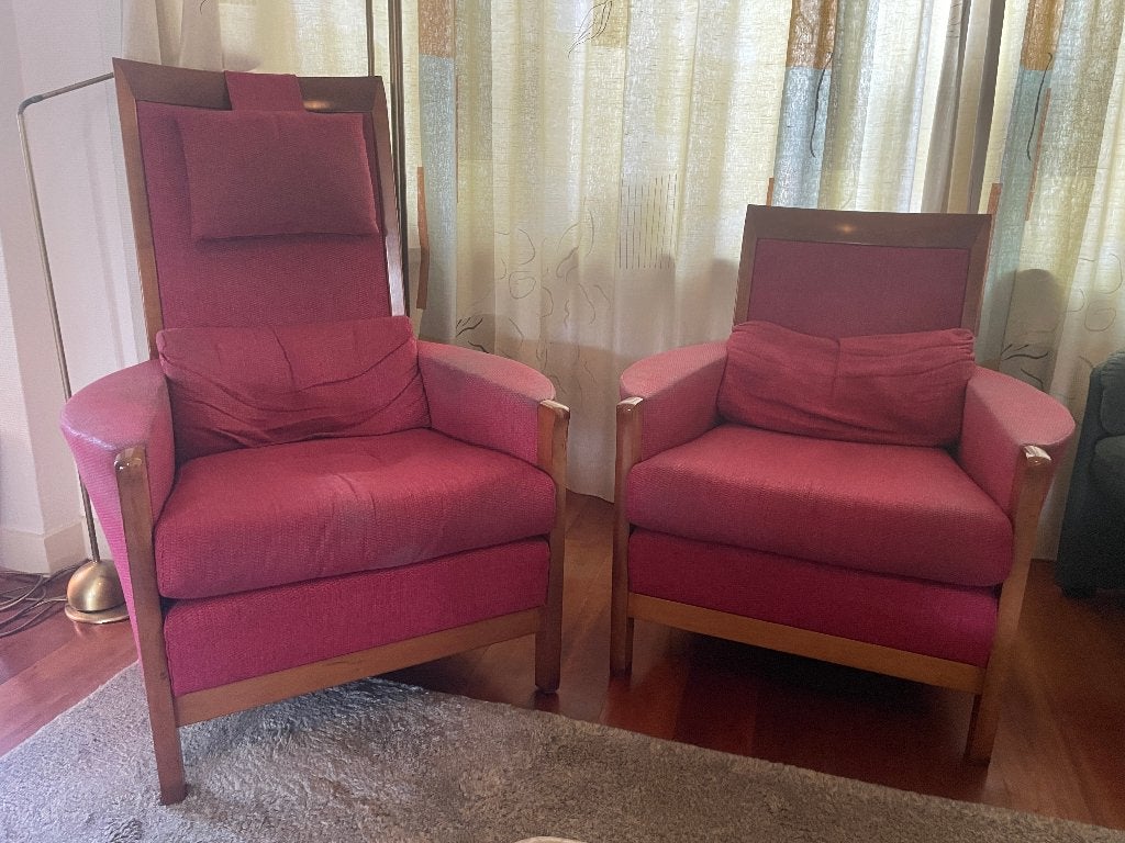 Giorgetti fauteuilles, Huis en Inrichting, Ophalen, Minder dan 50 cm, Gebruikt, 75 tot 100 cm