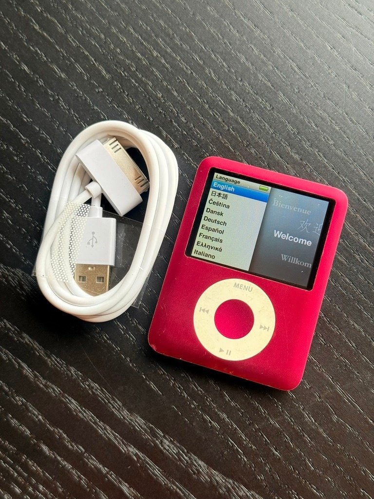 Apple iPod Nano 3e Generatie PRODUCT(RED) 8GB, Gebruikt, Overige kleuren, Ophalen of Verzenden, Nano