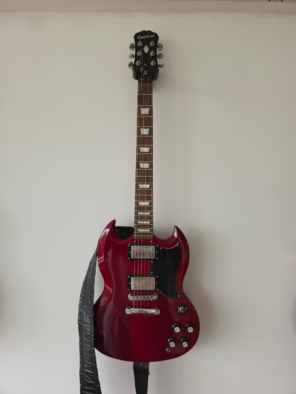 Epiphone SG Special VE Elektrische Gitaar - Rood, Ophalen, Zo goed als nieuw, Solid body, Epiphone