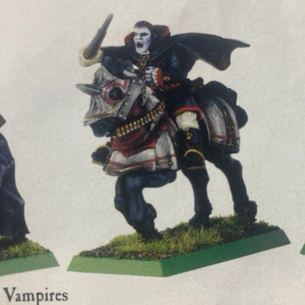 Mounted vampire von carstein Warhammer 2002, Ophalen of Verzenden, Gebruikt, Warhammer, Figuurtje(s)