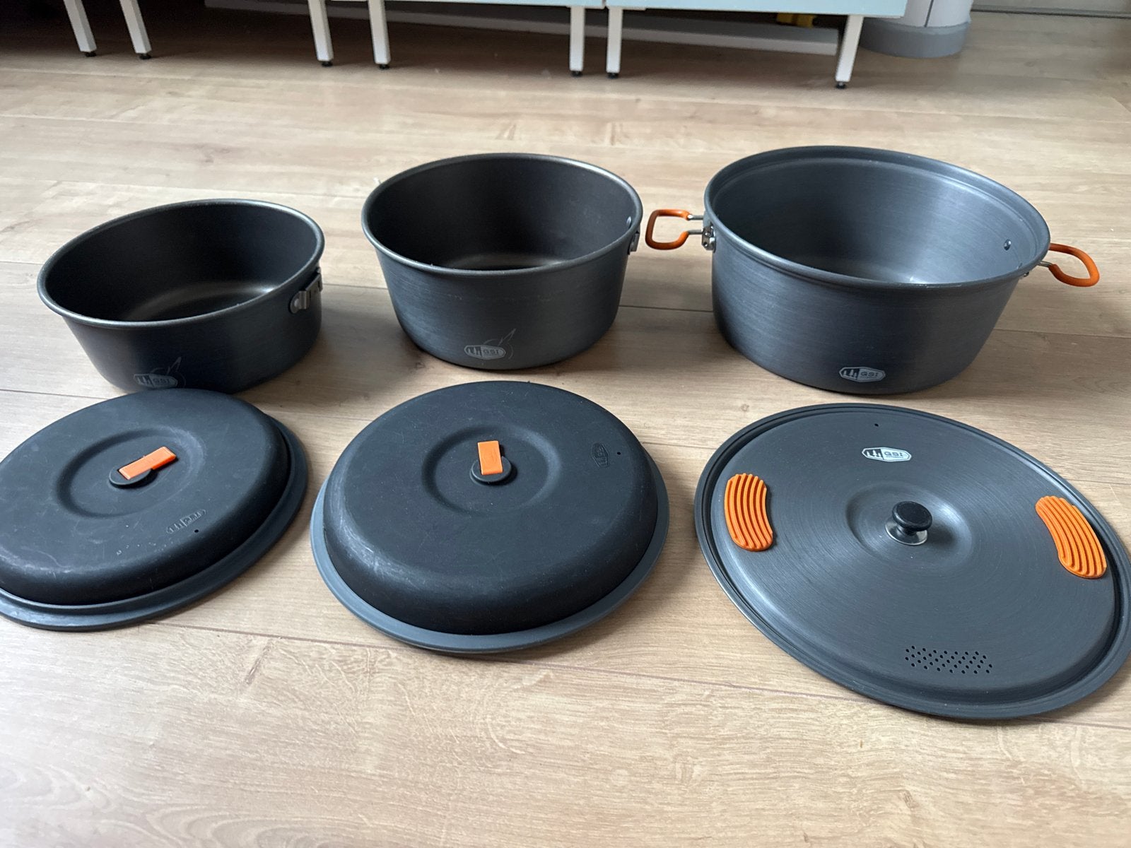 GSI Outdoors Kamperpannenset - Compact en Lichtgewicht, Ophalen of Verzenden, Gebruikt