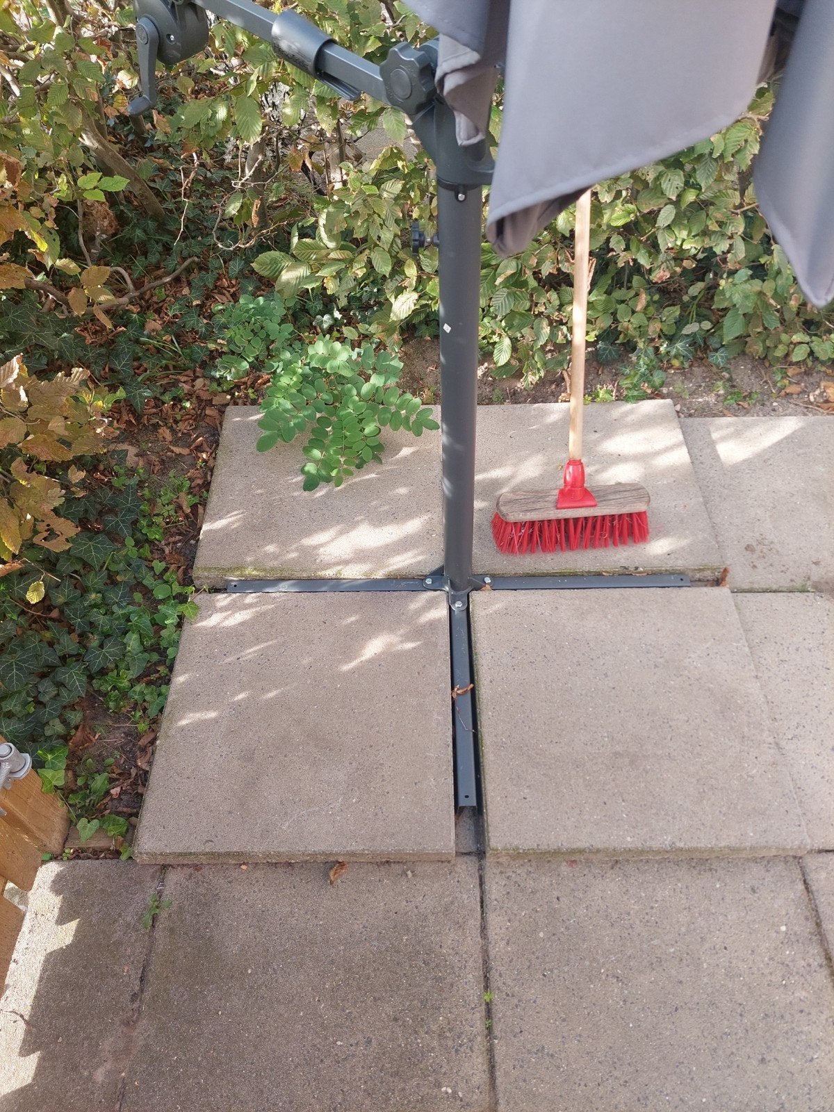 parasol, Tuin en Terras, Ophalen, Kantelbaar, 2 tot 3 meter, Zweefparasol