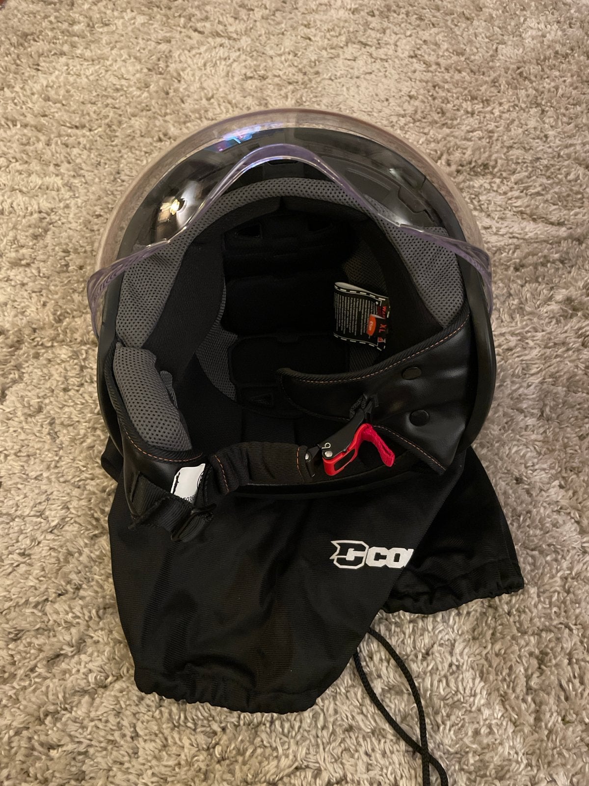 Scooterhelm Course maat XL (61cm), Fietsen en Brommers, Ophalen of Verzenden, Zo goed als nieuw, Extra large of groter