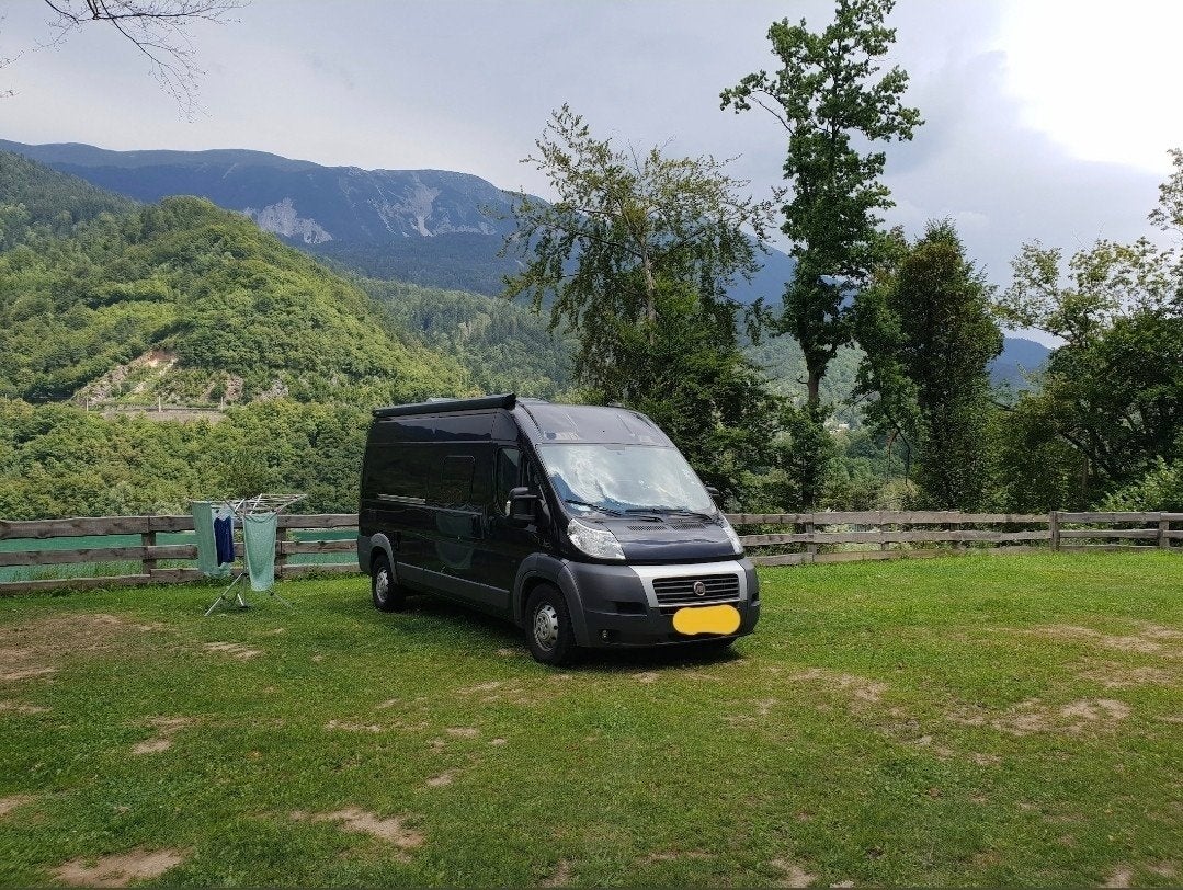 Compacte L3H2 Fiat Ducato automaat., Caravans en Kamperen, Automaat, Airbags, Fiat, Diesel