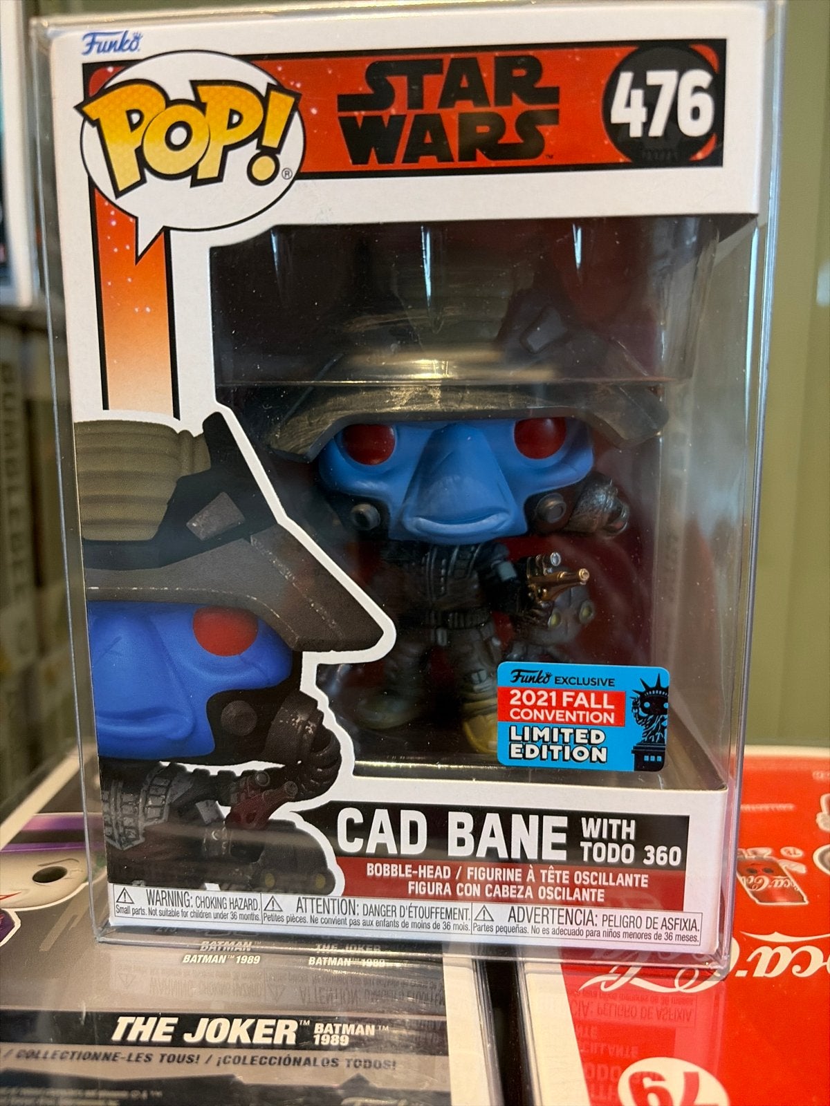 Funko Pop! Star Wars 476 Cad Bane met Todo 360 Limited Editi, Ophalen of Verzenden, Nieuw