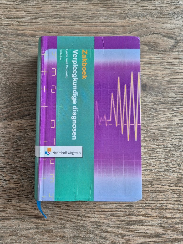 Zakboek verpleegkundige diagnosen, Boeken, Ophalen of Verzenden, Beta, Zo goed als nieuw, HBO