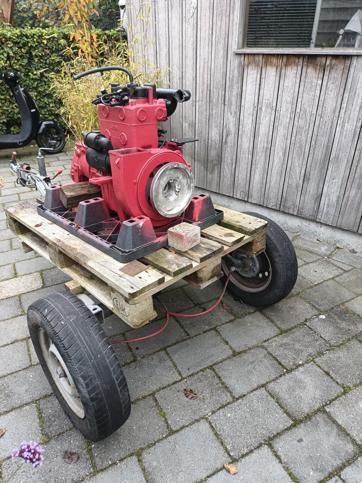 Opknap sloep met 2 cilinder motor, Watersport en Boten, Ophalen, Gebruikt, Motor en Techniek, Motorboot