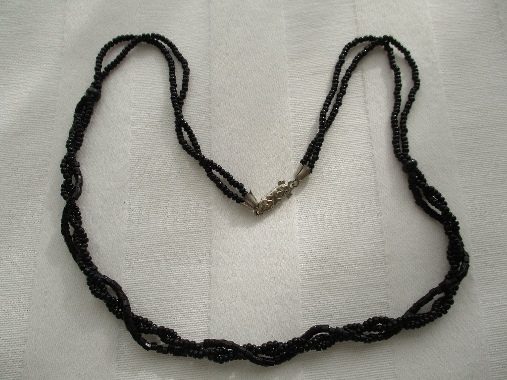 Antieke ketting enz, Verzenden, Gebruikt, Zwart, Overige materialen