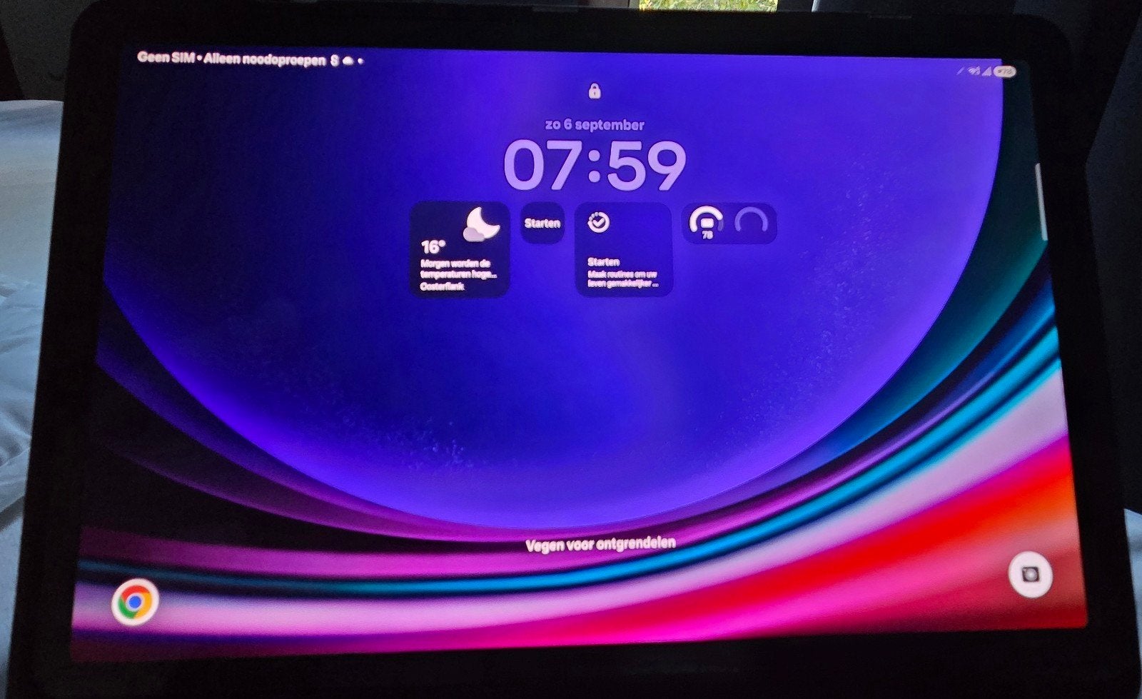 Samsung Galaxy Tab S9 WiFi + 5G 128GB X716 Grijs, Computers en Software, Android Tablets, Samsung tab s9, 11 inch, Ophalen of Verzenden