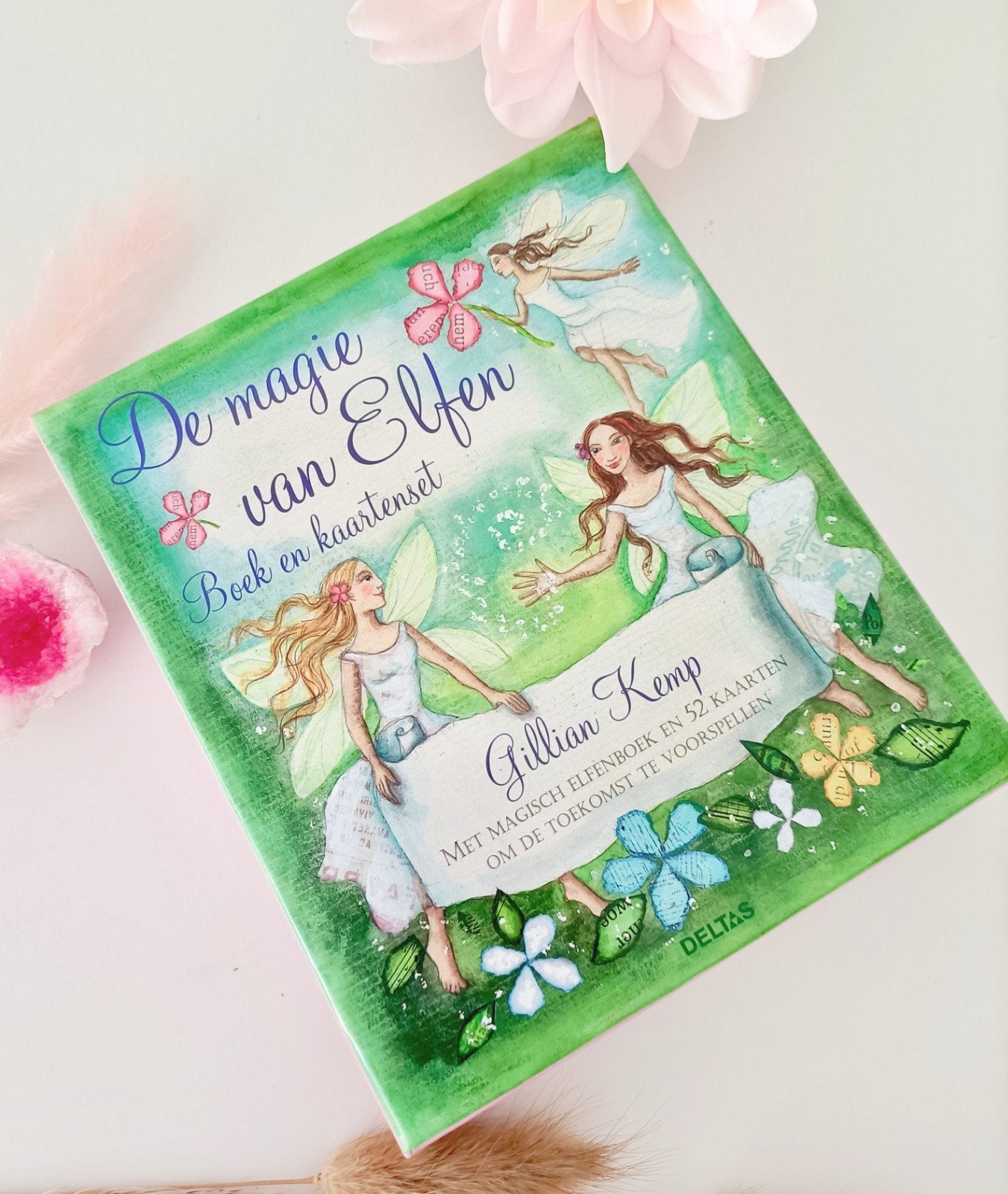 De magie van Elfen: Boek en kaartenset - Gillian Kemp, Gillian Kemp, Overige typen, Ophalen of Verzenden, Zo goed als nieuw